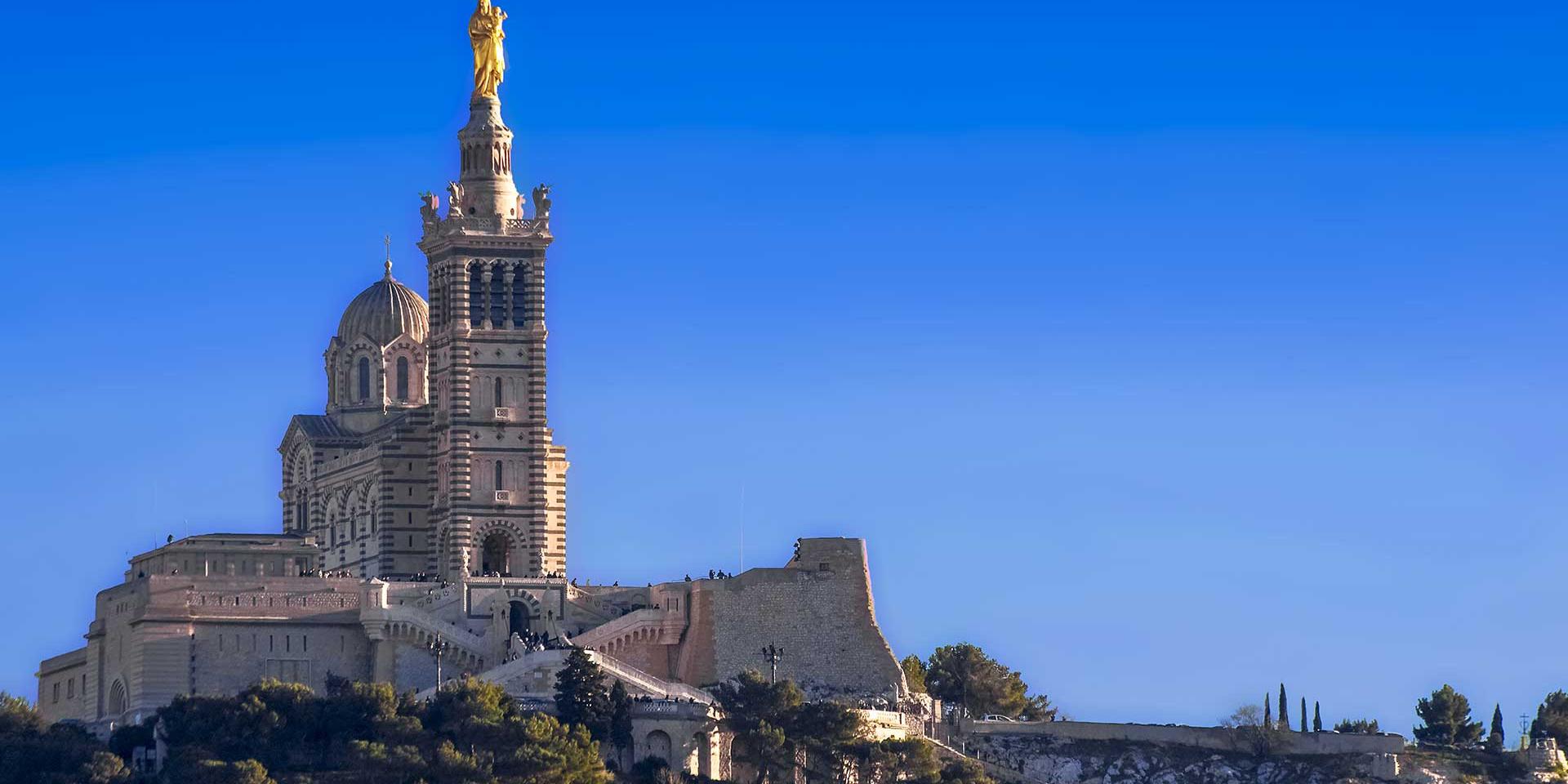 Notre Dame de la Garde in Marseille Provence Alpes Côte d Azur Tourism