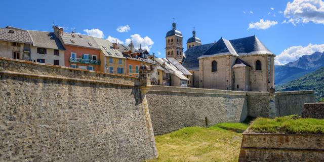 The Walls and the Old Town of Briancon, France