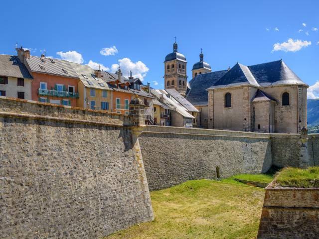 The Walls and the Old Town of Briancon, France