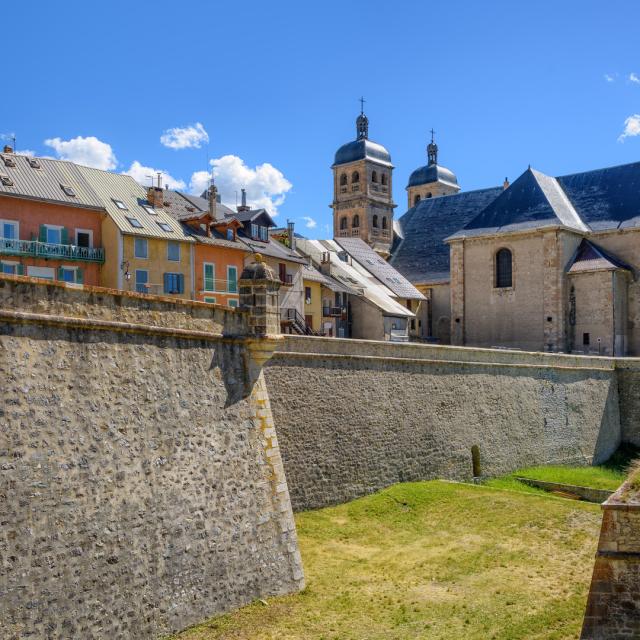 The Walls and the Old Town of Briancon, France