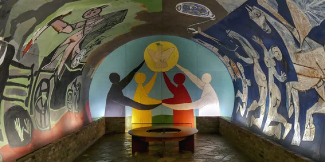 Fresco at the Pablo Picasso National Museum