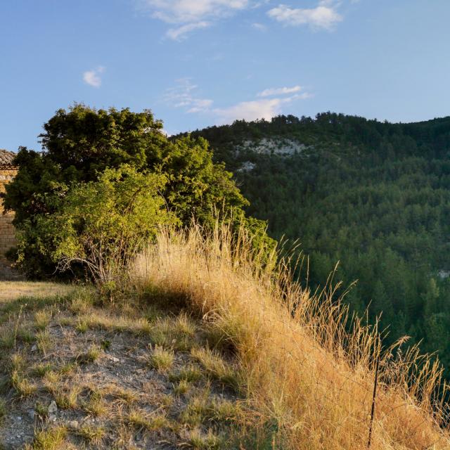 L'église de Saint-Cyrice, Étoile-Saint-Cyrice, La vallée du Céans, Baronnies Provençales, Hautes-Alpes, Provence-Alpes-Côte d'Azur, France