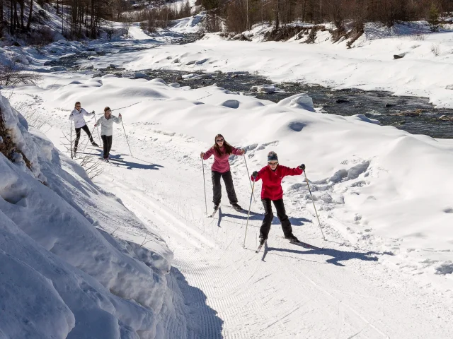 Saint-Paul-sur-Ubaye, Ski nordique, ski de fond