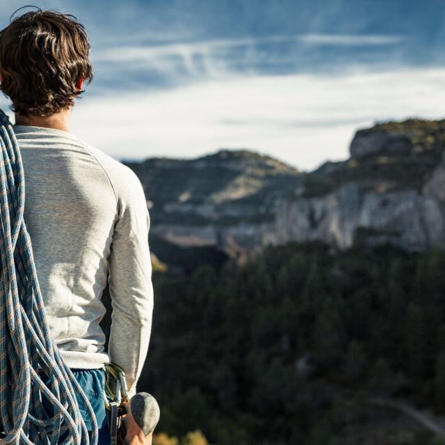 Rock climbing