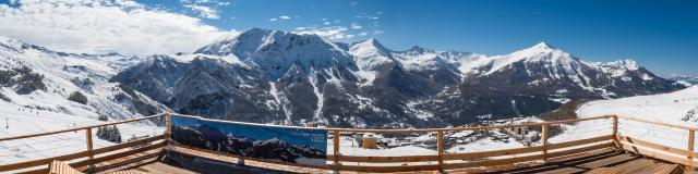 Terrasse Vue Massif Champsaur