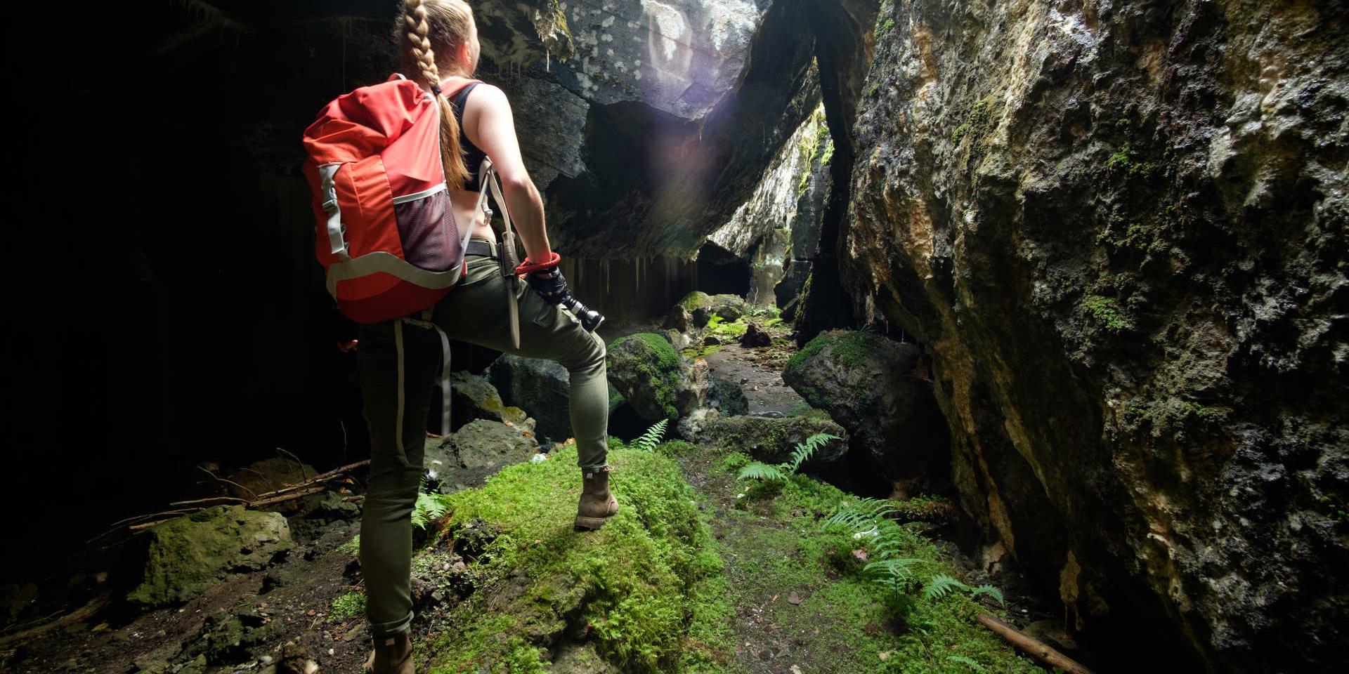 explore ancient fortress cave