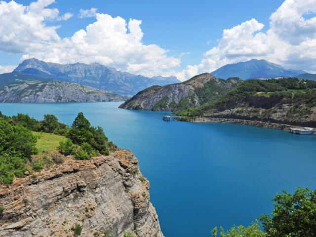 Lac Serre Poncon Alpes F2018 14077