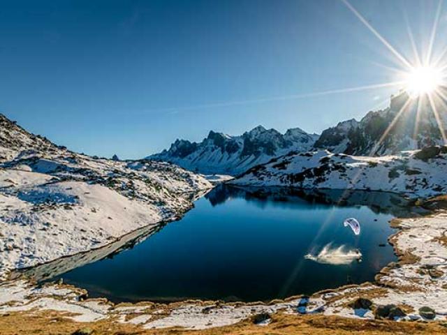 Paysagesalpes Sportaerien Parapente Jeanbaptistechandelier