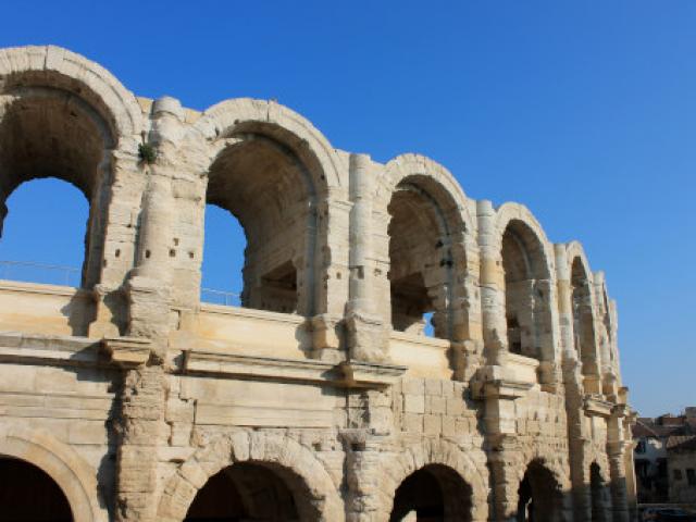 Vue Arenes Arles