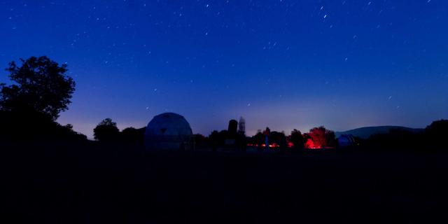 Observatoire saint-Michel de nuit