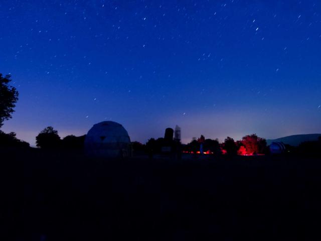 Observatoire saint-Michel de nuit