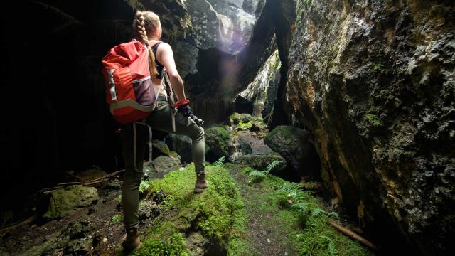 explore ancient fortress cave