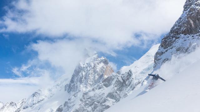 Lagrave Ausommet Hiver Alpes Benhodson