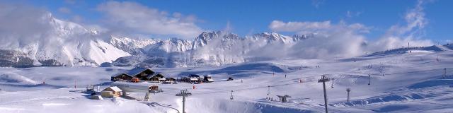 Domaine Skiable la Joue du Loup Super Dévoluy en hiver dans les Alpes du Sud