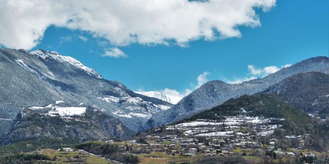 Mont Dauphin en hiver dans les Hautes-Alpes