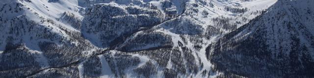 Station Montgenèvre en hiver dans les Alpes du Sud