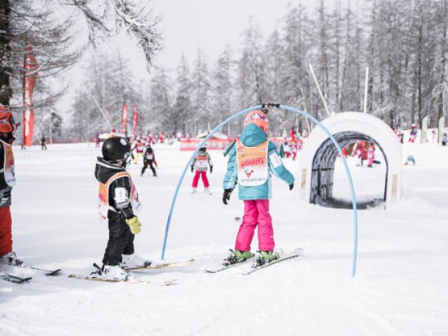 Station Valberg Hiver Enfant Alpe Johnkaspy