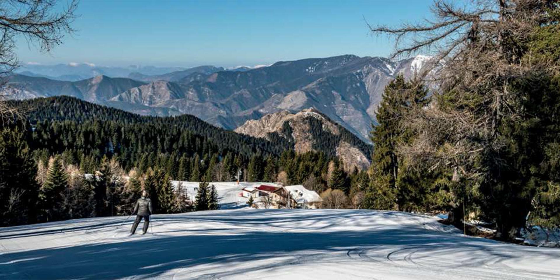 Turini Camp d'Argent Vallée Azuréenne en hiver dans les Alpes