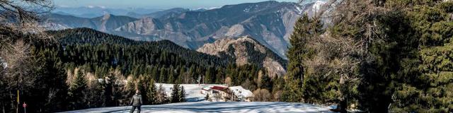 Turini Camp d'Argent Vallée Azuréenne en hiver dans les Alpes