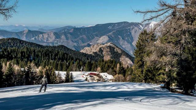 Turini Camp d'Argent Vallée Azuréenne en hiver dans les Alpes