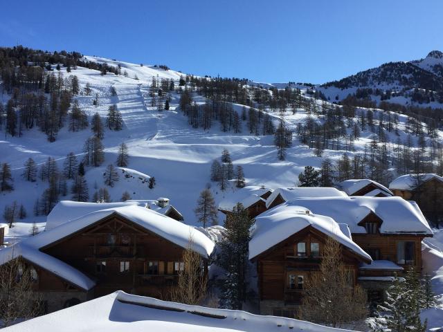 Station de Vars en hiver dans les Alpes du Sud