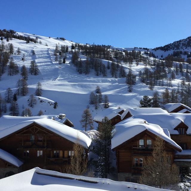 Station de Vars en hiver dans les Alpes du Sud