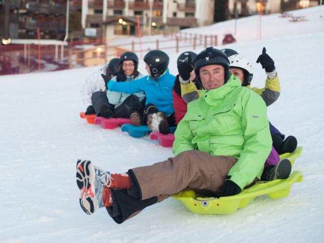 Snakegliss à tester en groupe à Praloup dans les Alpes du Sud