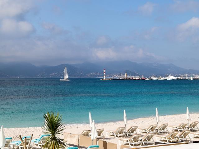 Plage à Cannes