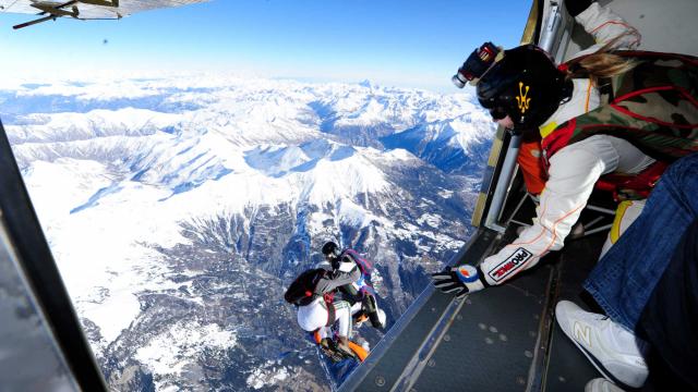 Parachute à Pra Loup