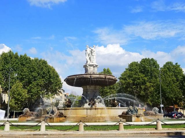 Aix En Provence Fontaine De La Rotonde