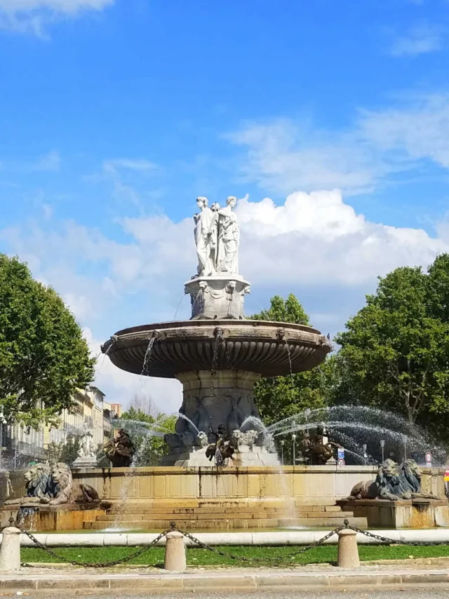 Aix En Provence Fontaine De La Rotonde