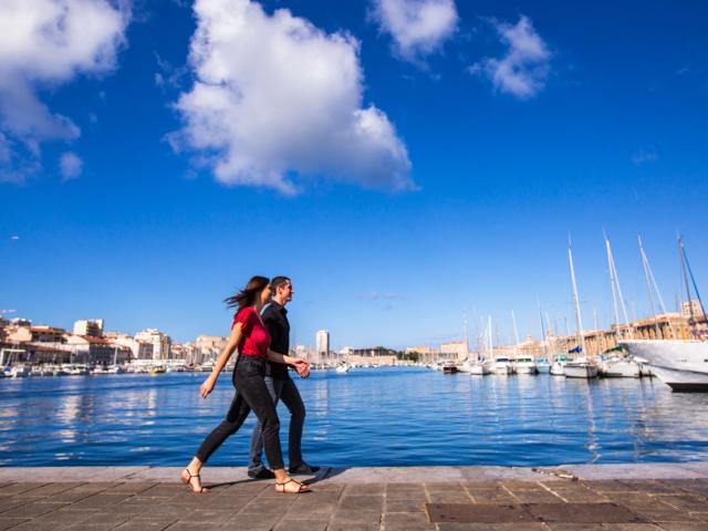 Couple Vieux Port Marseille