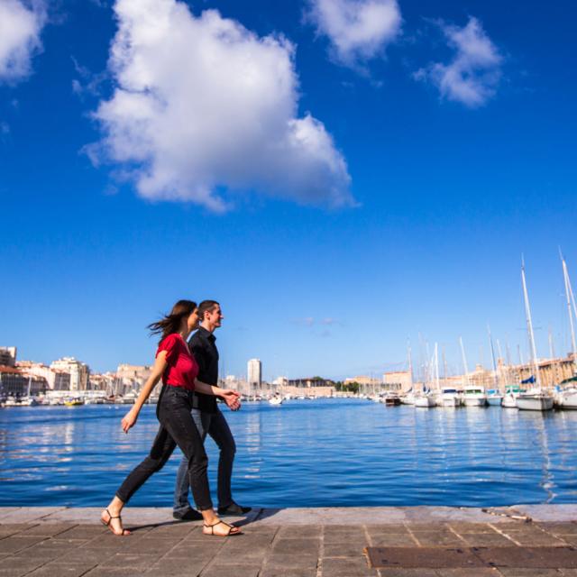 Couple Vieux Port Marseille