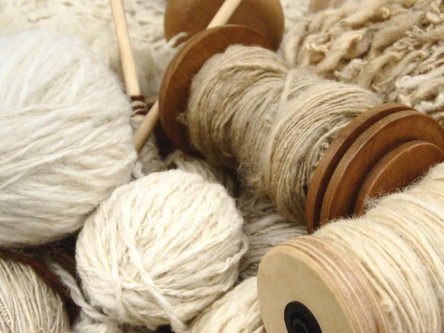 Different types of spun yarn a natural