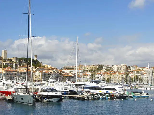 Der Hafen von Cannes und seine Boote