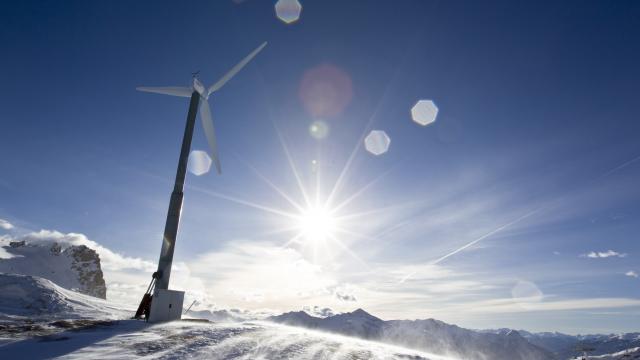 Eolienne Serre Chevalier Alpes Tdurand