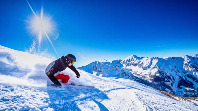 Skieur Les Orres Rfabregue