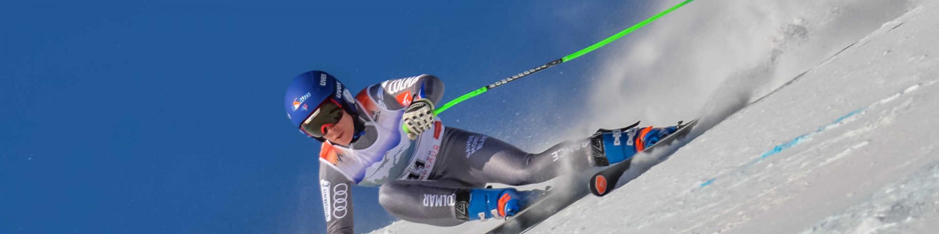 Skieur Orcieres Alpes Gbaron