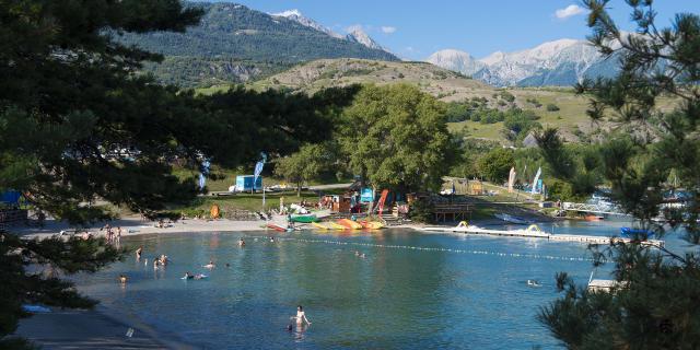 Plage Saint Michel Serre Poncon Le Naturgraphe