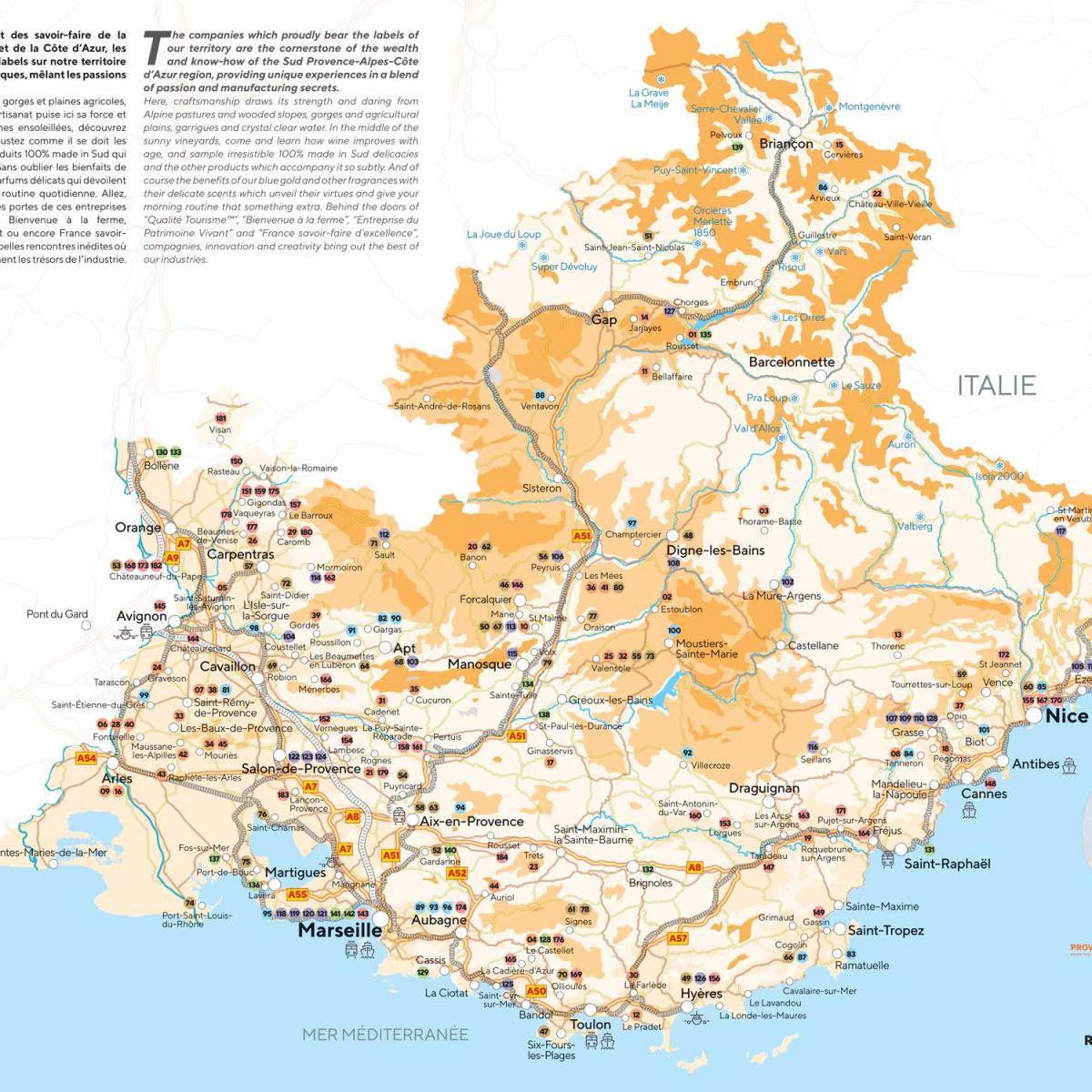 Thematic maps of Provence-Alpes-Côte d’Azur | Provence-Alpes-Côte d ...