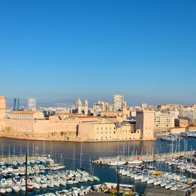 Vue Sur Vieux Port Marseille