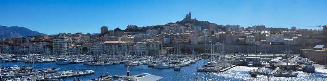 Marseille Vue Vieux Port Notredamedelagarde Lecreusois