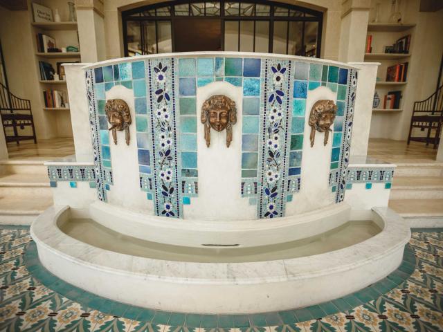 A Fountain With Scented Water