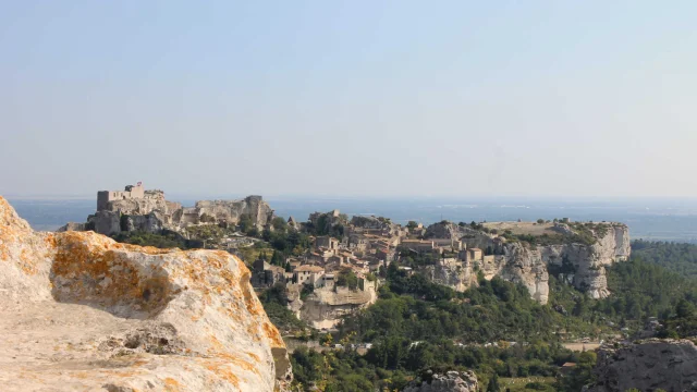 Vue Village Baux De Provence Provence