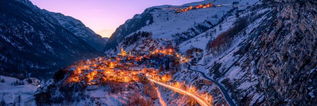 Vue Paysage Soir Pays De La Meije Alpes Alpesphotographies.com