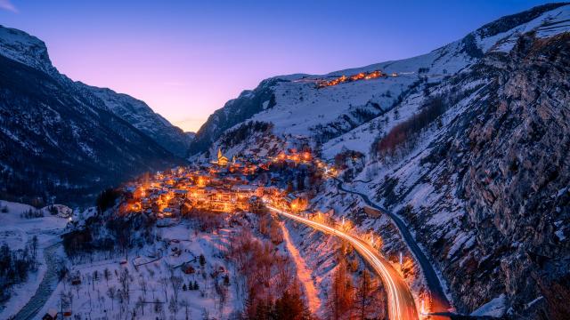 Vue Paysage Soir Pays De La Meije Alpes Alpesphotographies.com