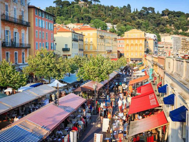 Cours Saleya à Nice