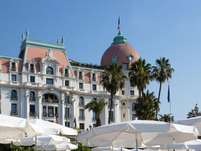 Façade de l'Hôtel Negresco de Nice