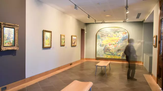 Un salle du Musée Bonnard du Cannet