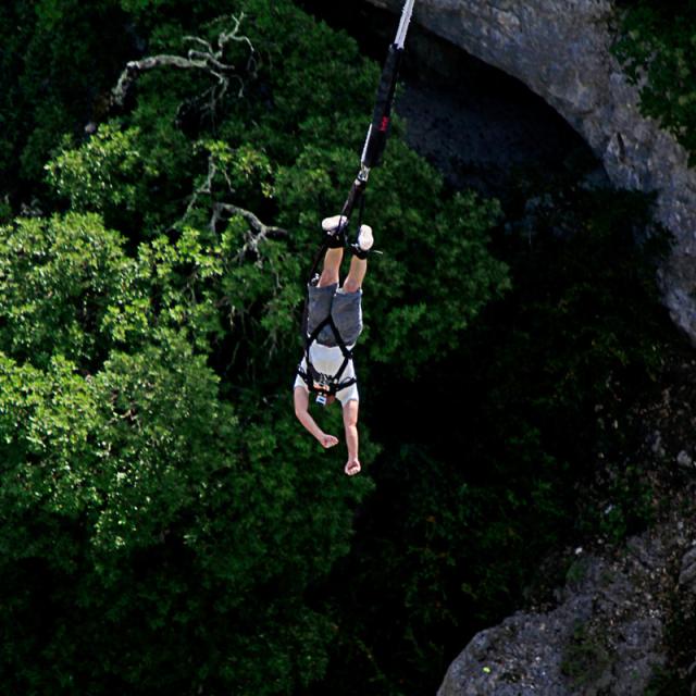 Aiguines Trigance pont vide Verdon